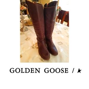 Golden Goose Brown Leather Boots size 36
